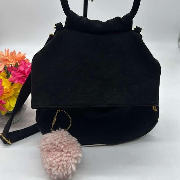 Anthropologie Black Large Backpack BP7193A - Picture 1 of 13